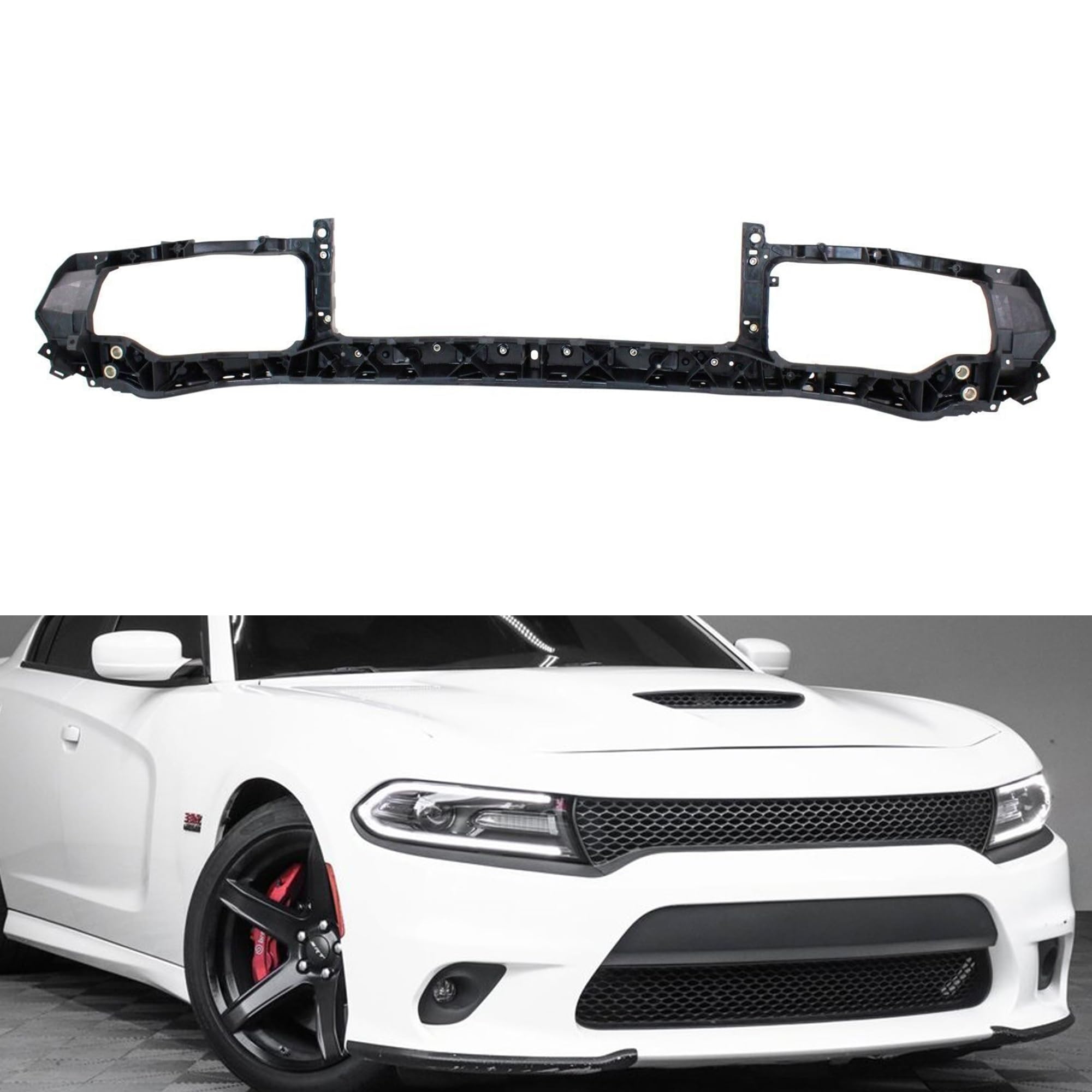 PartsFlow Radiator Support Core Upper for Dodge Charger 2015-2022 | CH1225280 Replacement Part | Perfect for Cooling System Repair & Maintenance