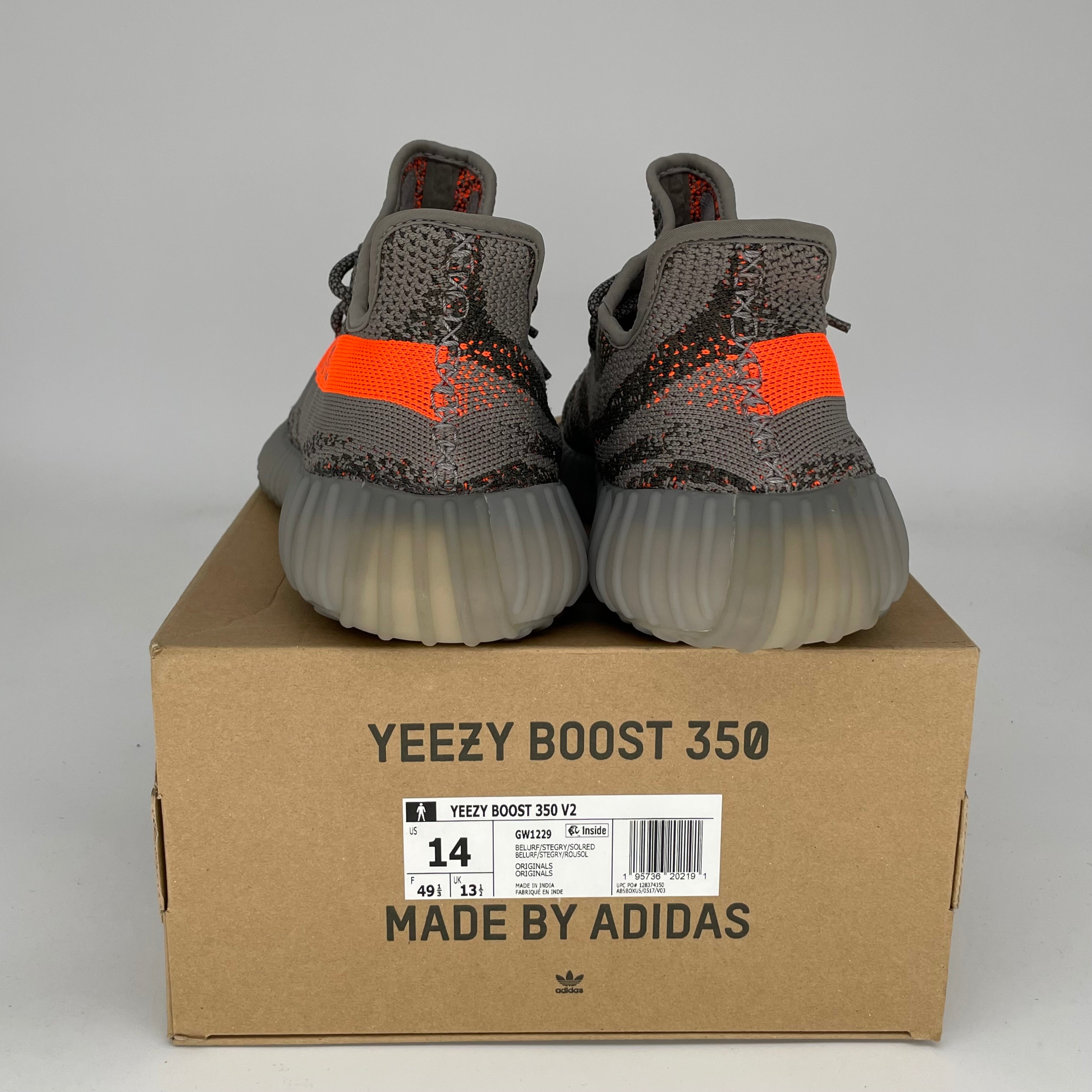 Adidas Yeezy Boost 350 V2 Beluga Reflective - Men's Size 14 Sneakers GW1229 | Running, Gym & Casual Wear