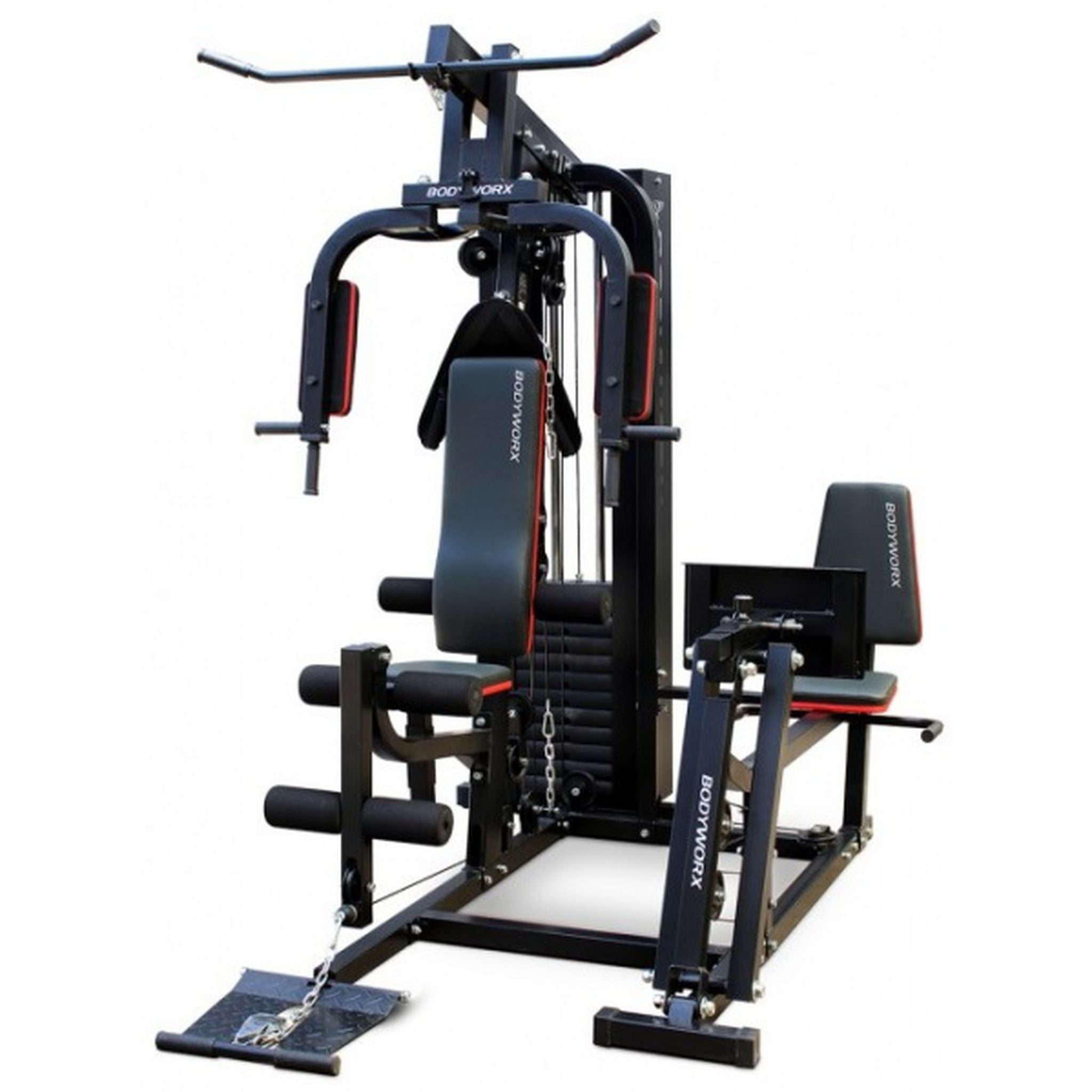 Bodyworx LBX900LP 215lb Home Gym with Leg Press - Compact Strength Training Equipment for Full Body Workouts at Home | Perfect for Weight Loss, Muscle Building & Fitness Enthusiasts
