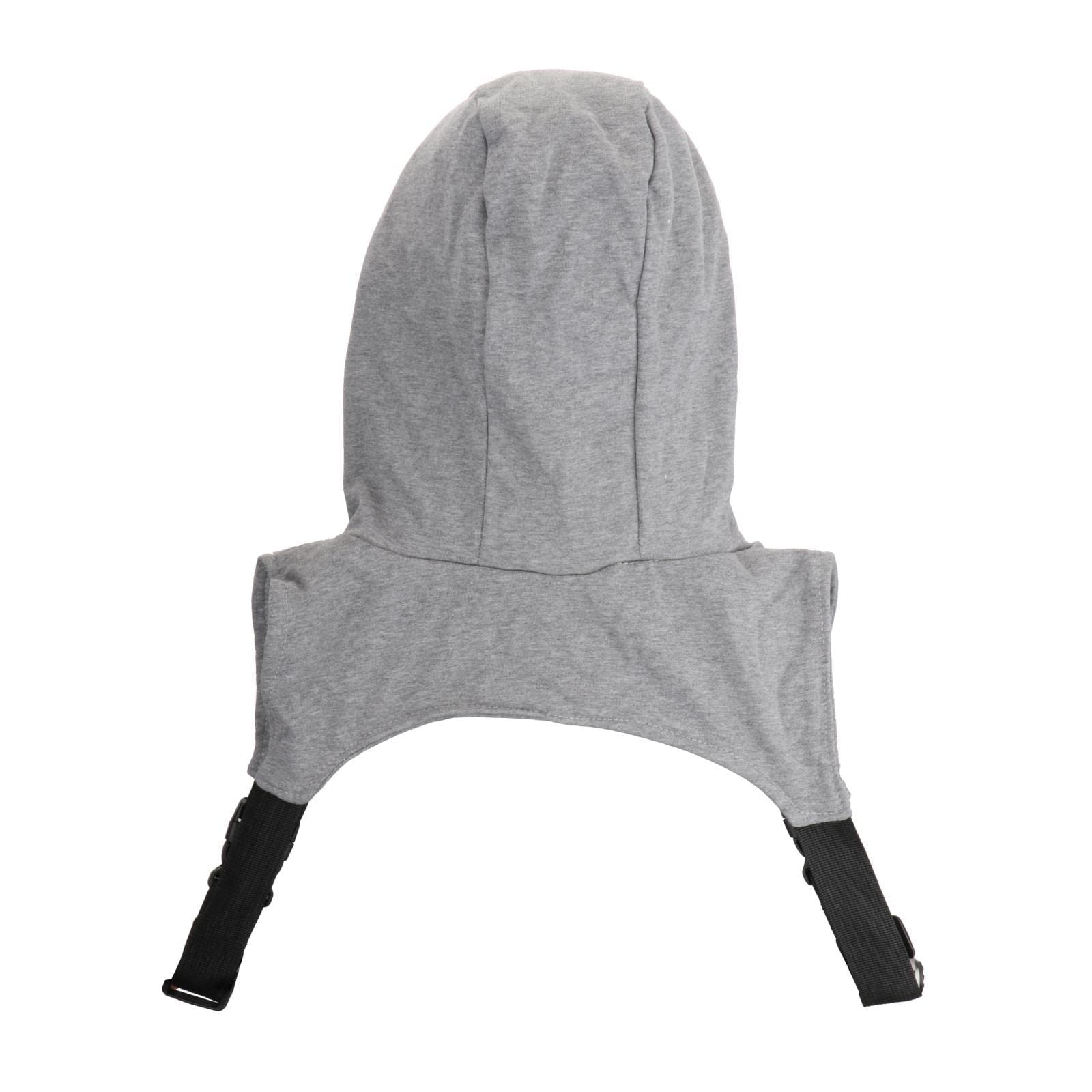 Trendy Retail® UV Protection Full Face Visor Mask with Hood - Clear Sport Face Shield Hat for Men & Women (Gray) - Ideal for Running, Cycling, Outdoor Activities & Sun Protection