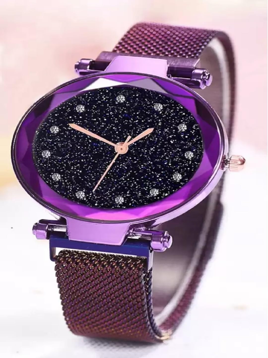 Trendy Magnetic Belt Watches for Women & Girls - Stylish SR-723 AT-7231 Watch - Perfect for Casual Wear, Office & Special Occasions (Pack of 1)
