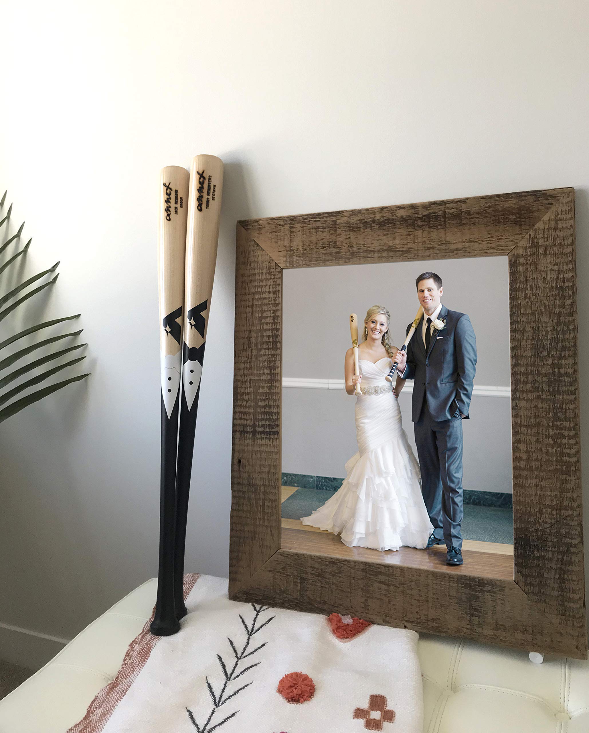 Personalized Engraved Baseball Bat - Best Man & Groomsmen Gift for Wedding - Custom Wooden Baseball Bat with Name Engraving - Perfect for Bachelor Parties, Wedding Receptions & Sports-Themed Events