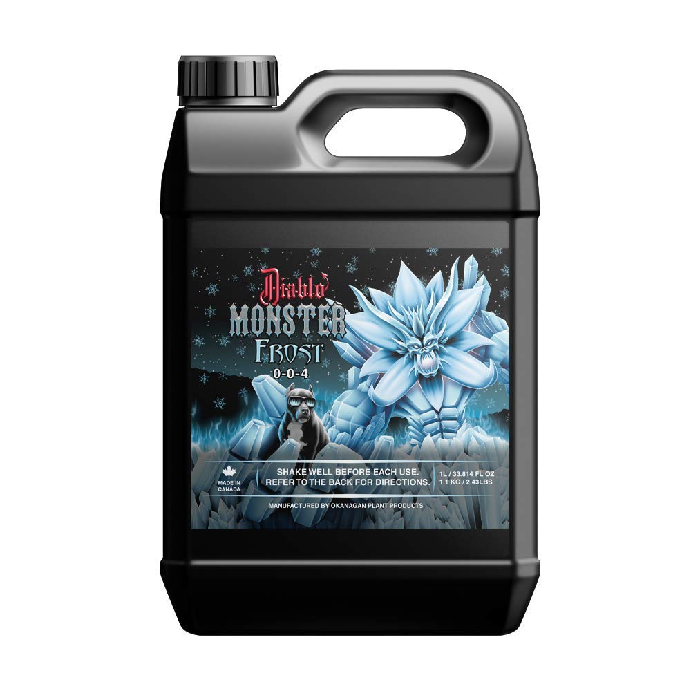 Diablo Nutrients Monster Frost - Organic Plant Growth Booster for Heavy Yields (4L) - Ideal for Hydroponics, Indoor Gardening & Greenhouse Cultivation