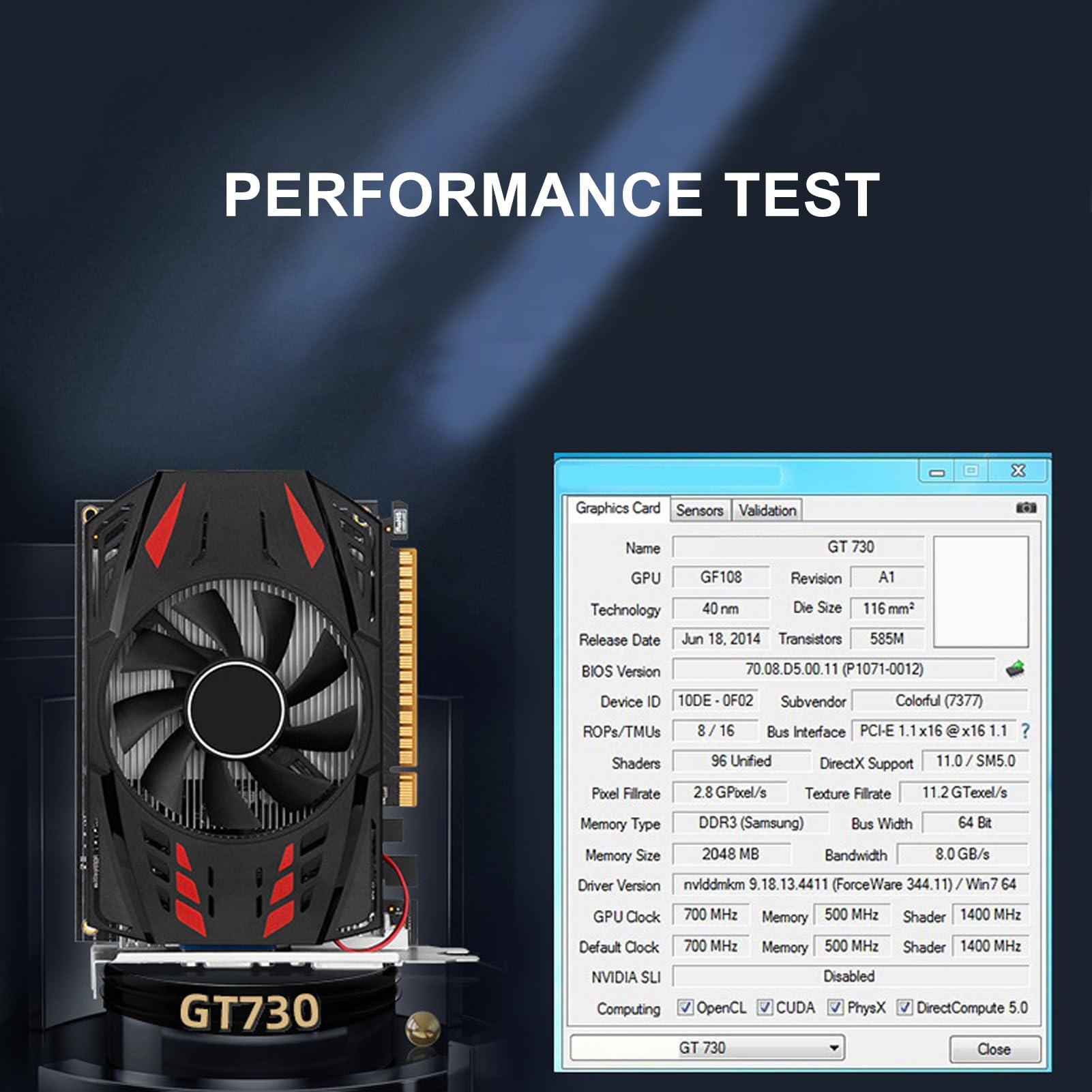 Best Gaming Graphics Card for PC - 700MHz GPU Clock, 2GB GDDR5 VRAM | High Performance Desktop GPU for Gaming, Video Editing & Streaming