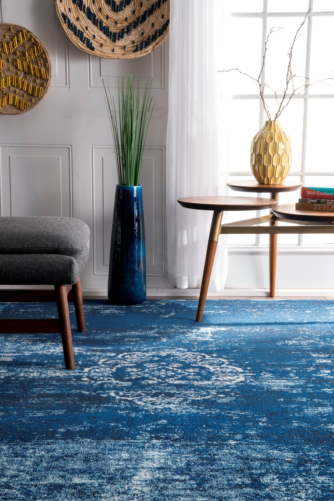 NuLOOM Tanja Overdyed Medallion Area Rug 5' x 7' 5