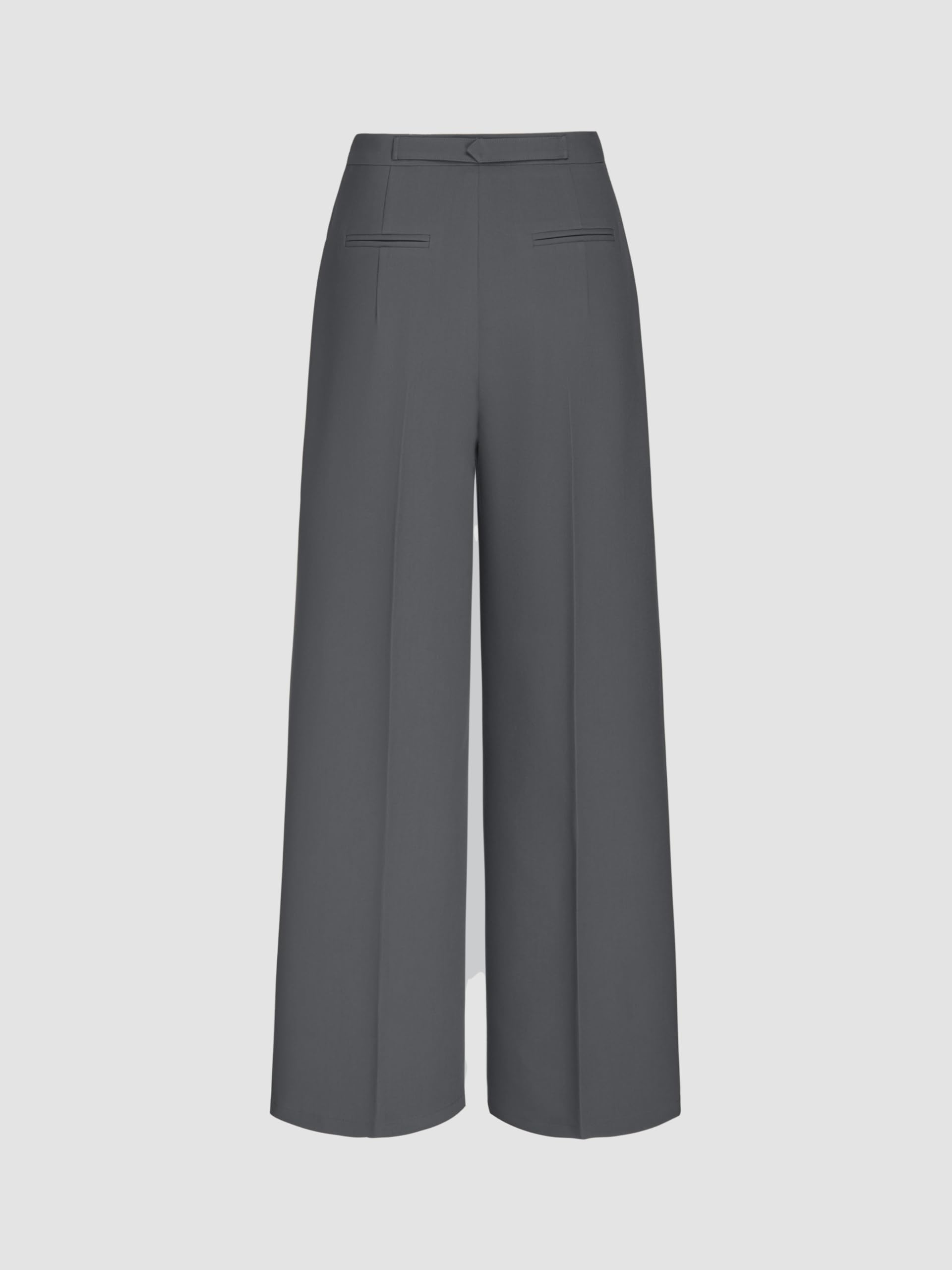 Women's High Waisted CIDER Belted Dress Pants with Pockets - Straight Leg Office Trousers for Business Casual Workwear | Perfect for Office, Meetings & Professional Events