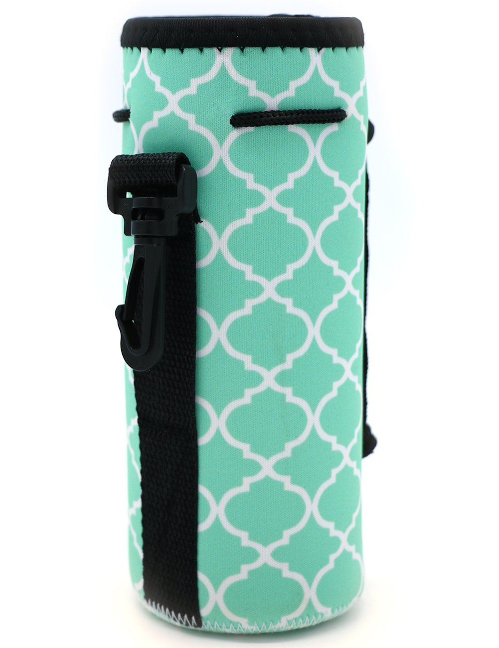 Neoprene Water Bottle Sleeve - Insulated Drawstring Cooler Bag for Hot & Cold Drinks, Perfect for Gym, Hiking, and Outdoor Adventures