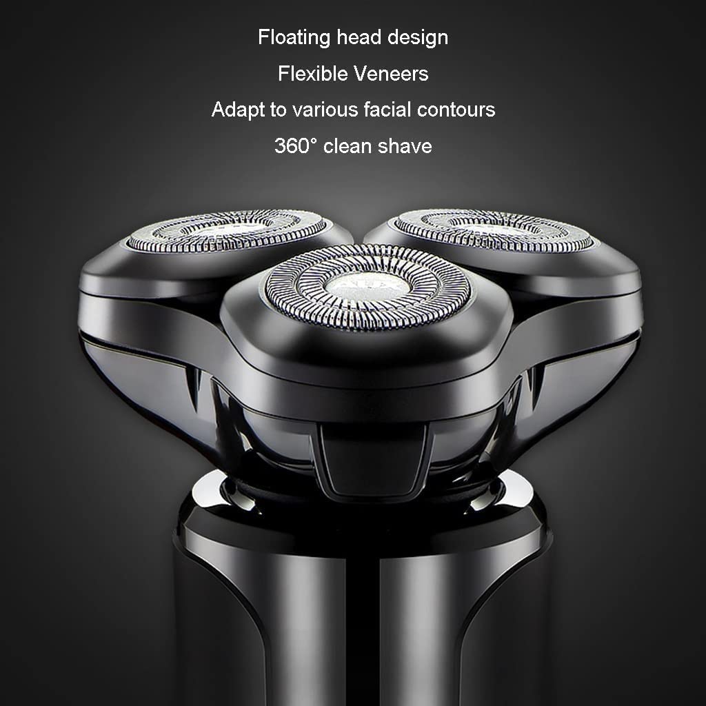 JYYBN Electric Razor for Men - Waterproof Full Body Shaver, Portable Beard Trimmer & Stubble Groomer - Perfect for Travel, Gym & Daily Grooming Routine