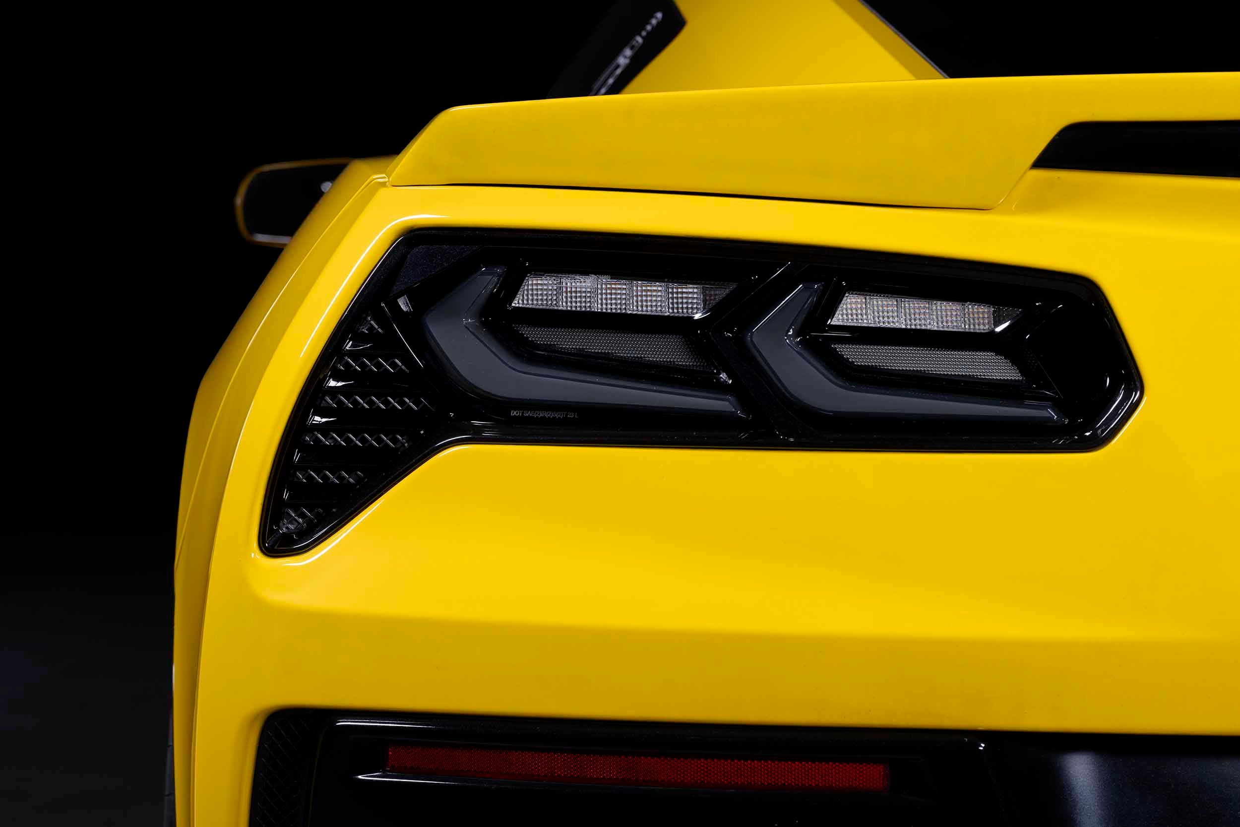 Smoked C8 Style LED Tail Lights for 2014-2019 Chevy Corvette C7 - High Brightness XB Lens - Perfect for Night Driving & Car Customization