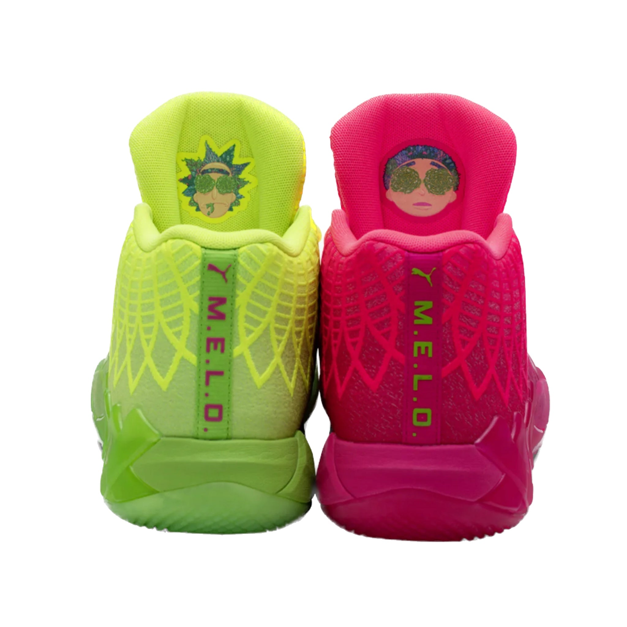 Puma LaMelo Ball MB.01 Basketball Shoes - Rick and Morty Inspired Red & Green Colorway - Perfect for Streetwear & Court Performance