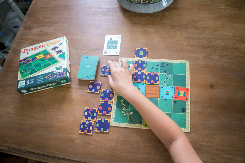 Dungeon Logic Game - Challenging Puzzle Board Game for Adults & Teens | Perfect for Family Game Nights & Brain Training