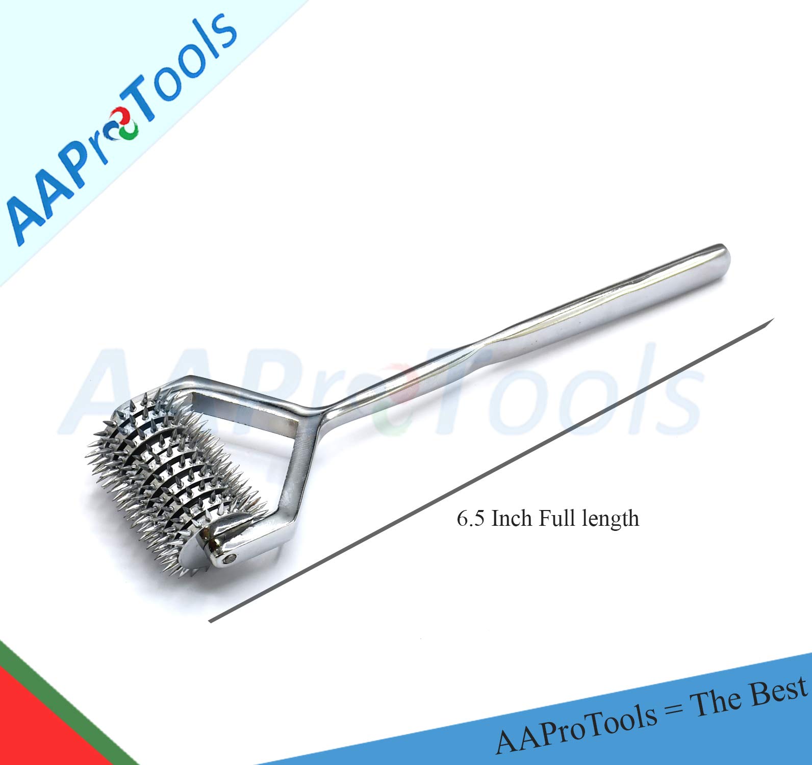 Neurological Wartenberg Sensory Pinwheel - 10 Head Stainless Steel Diagnostic Tool for Nerve Testing & Dermatological Exams - Ideal for Doctors, Neurologists & Physical Therapists