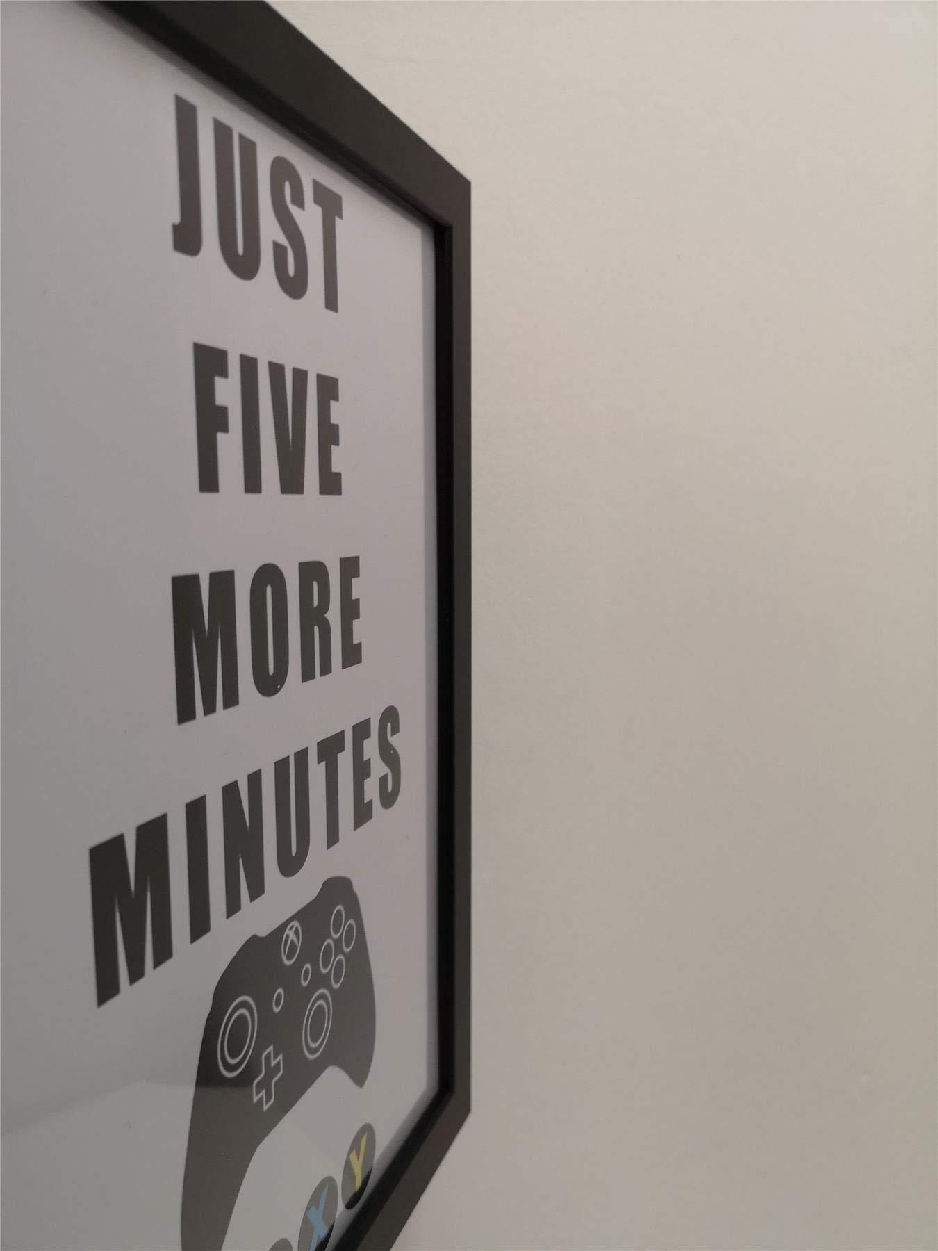 Gaming A5 Word Quote Posters for Kids Bedrooms - Fun Geeky Wall Art Decor - Perfect for Gamer Room, Teen Dorm & Nursery Decor