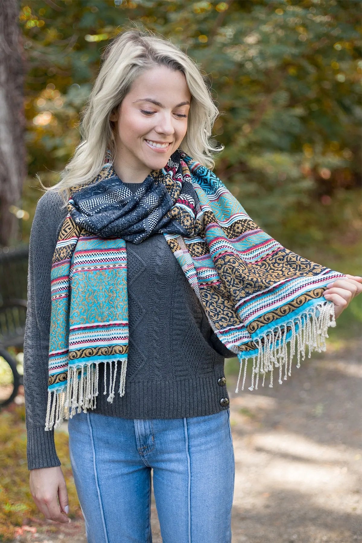 Classic Fringe Scarf - Soft & Stylish Winter Accessory for Women & Men | Perfect for Cold Weather, Outdoor Activities & Fashion Outfits