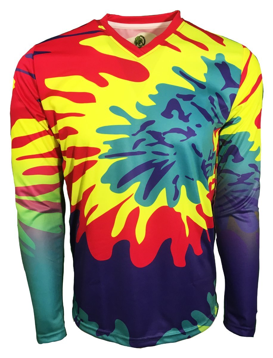 Twister II Tie Dye Goalkeeper Jersey - Vibrant Soccer Goalie Shirt for Men & Women - Perfect for Matches, Training, and Team Sports