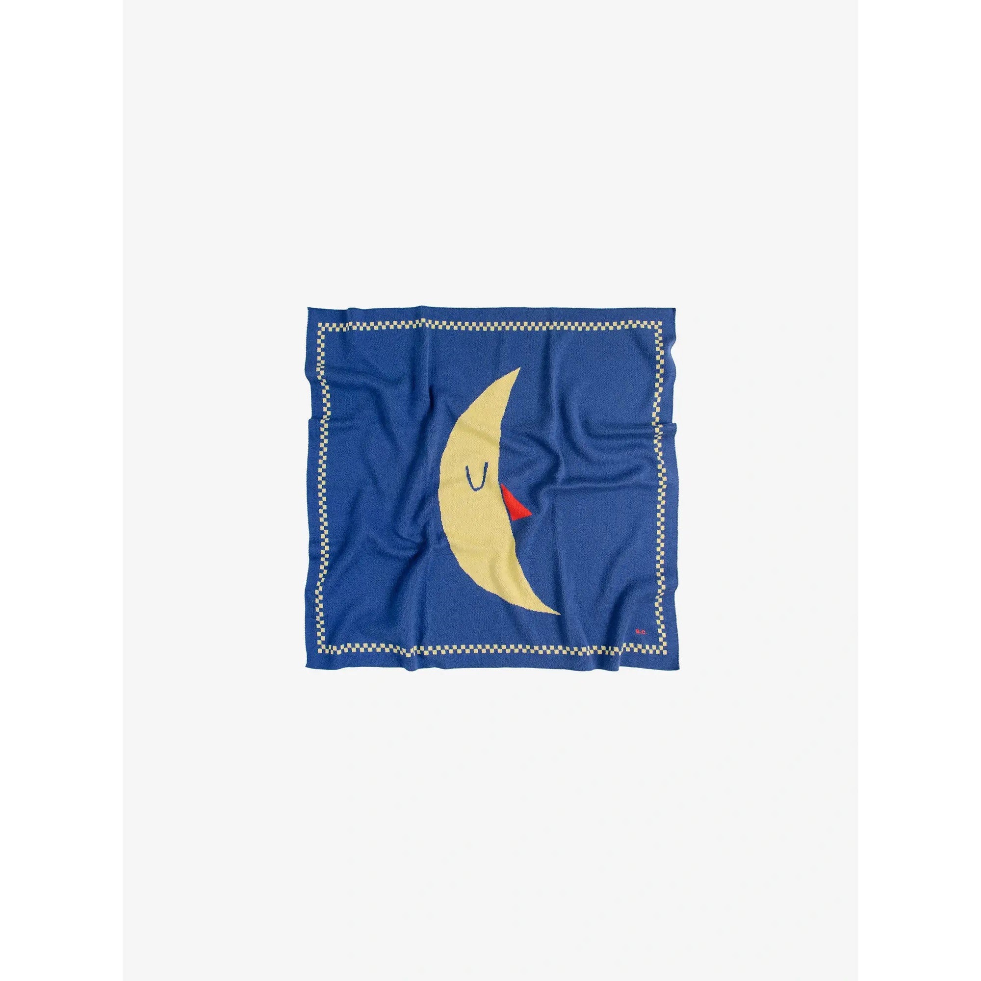 Bobo Choses Baby Beneath The Moon Knitted Overalls Set - Navy Blue Baby Romper & Hat Gift | Perfect for Newborn Photoshoots & Cozy Winter Outfits