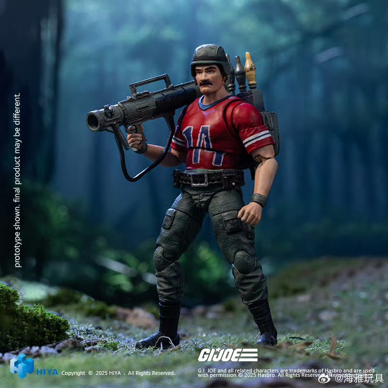 Pre Order 1/18 Scale HIYA 4-Inch G.I.Joe Bazooka Action Figure - Highly Detailed Collectible Military Toy for Display & Play - Perfect for Collectors and G.I.Joe Fans