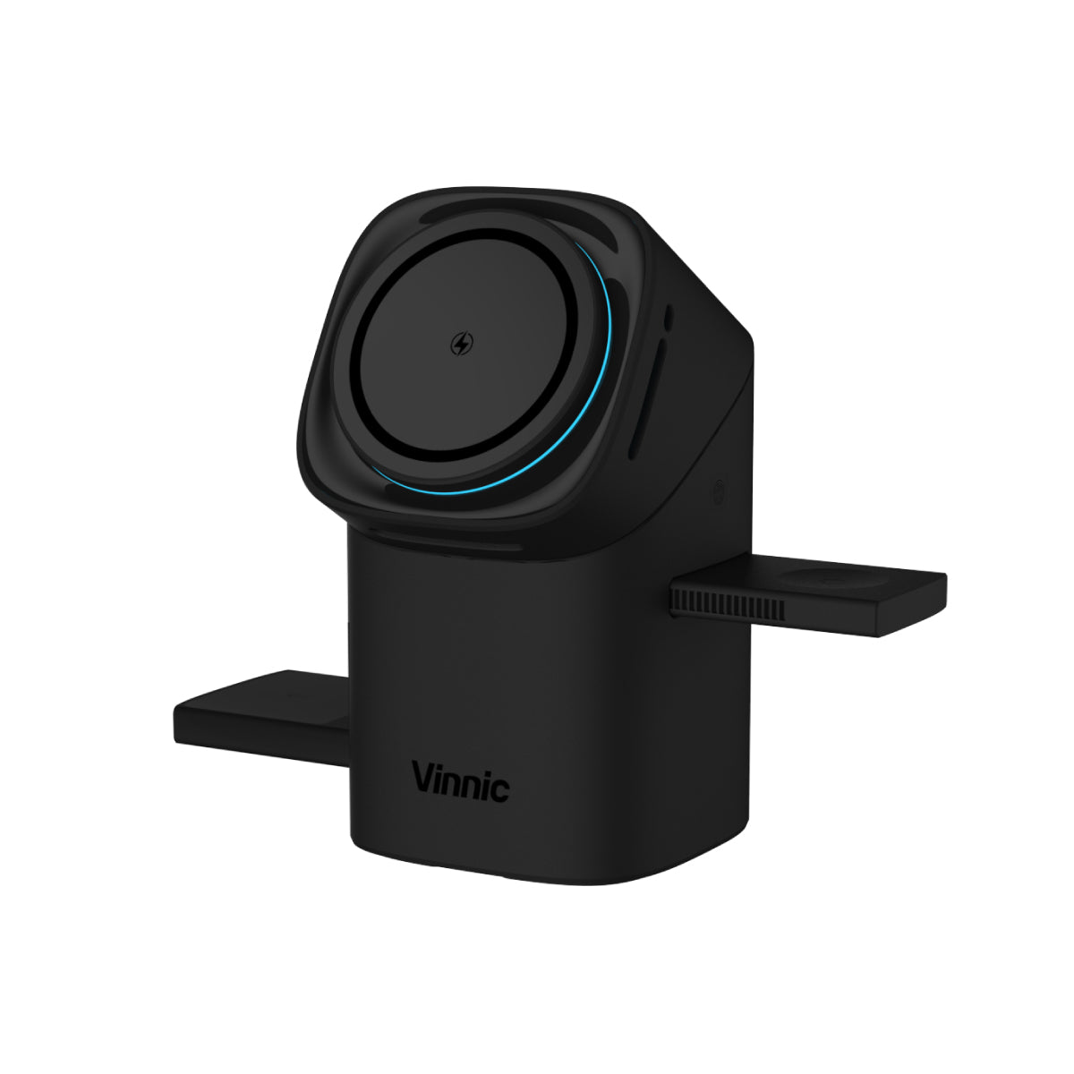Vinnic OWL PEAK2 3-in-1 Magnetic Wireless Charging Dock for iPhone, Apple Watch & AirPods - Fast Charging Station for Home, Office & Travel