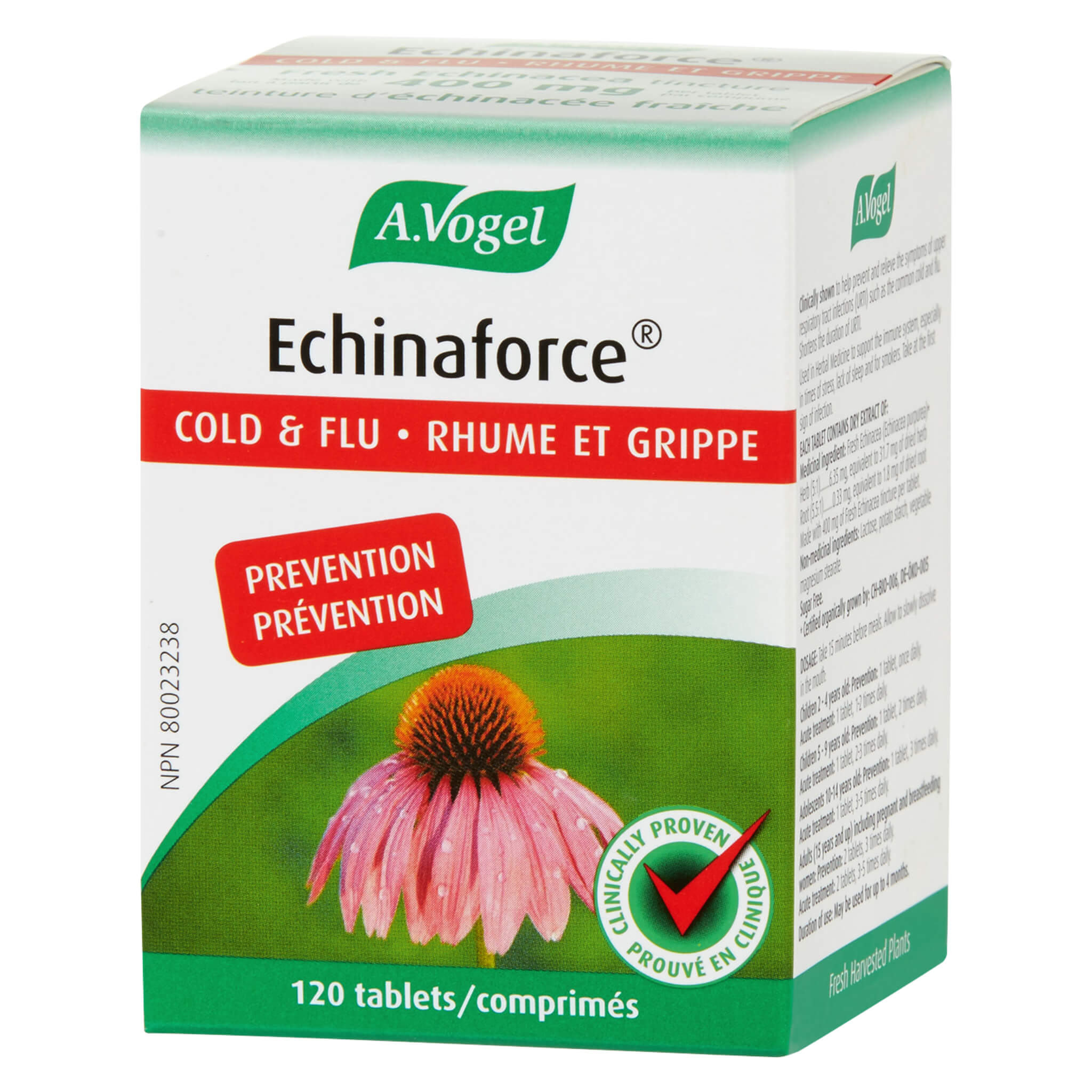 Echinaforce Cold & Flu Relief Tablets - Natural Immune Support for Adults - Fight Cold Symptoms & Boost Immunity - Perfect for Travel, Work & Home Use