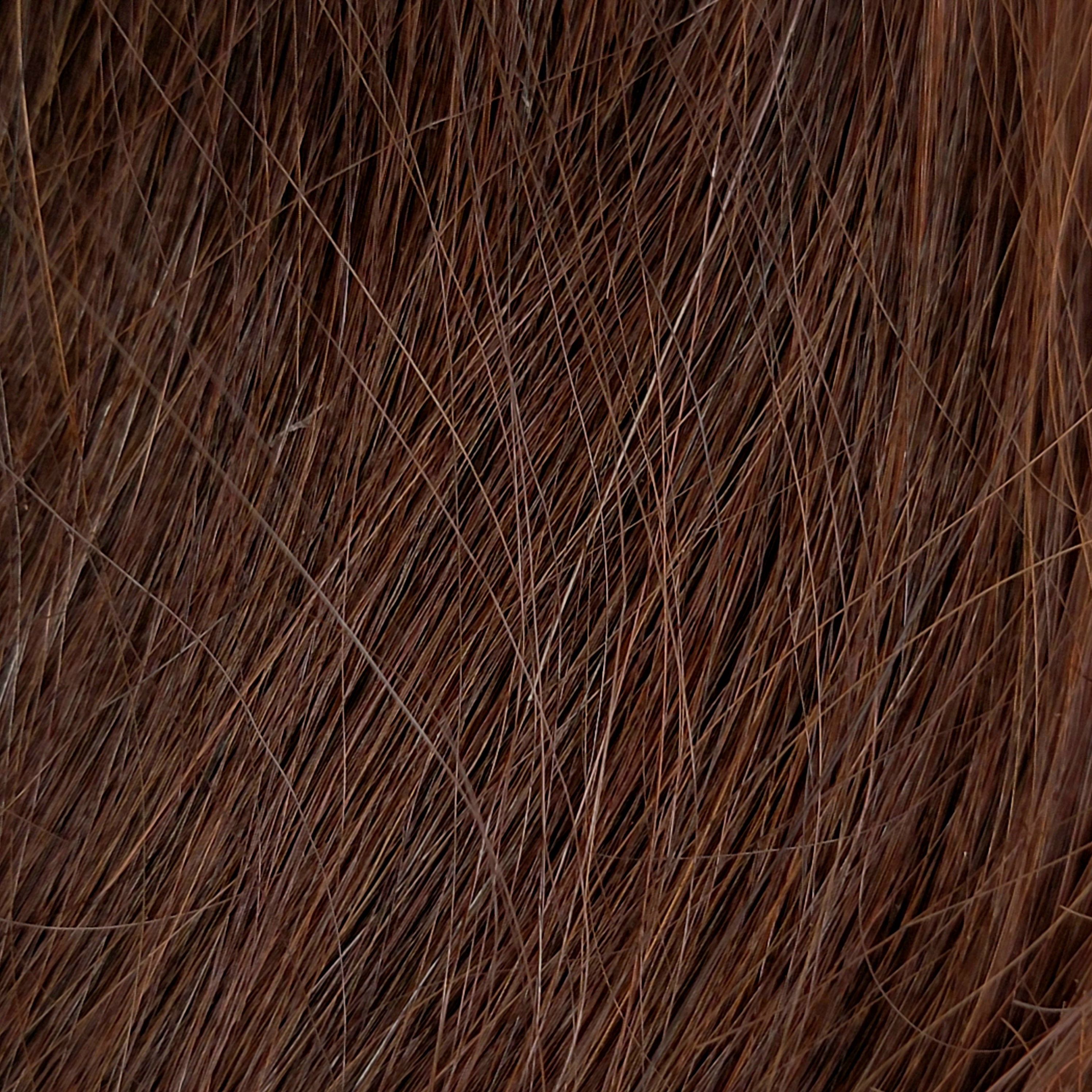 100% Human Hair Clip-In Bangs - Straight Across Fringe Extensions for Women (Color #3R) | Natural Look for Everyday Wear, Cosplay & Special Occasions