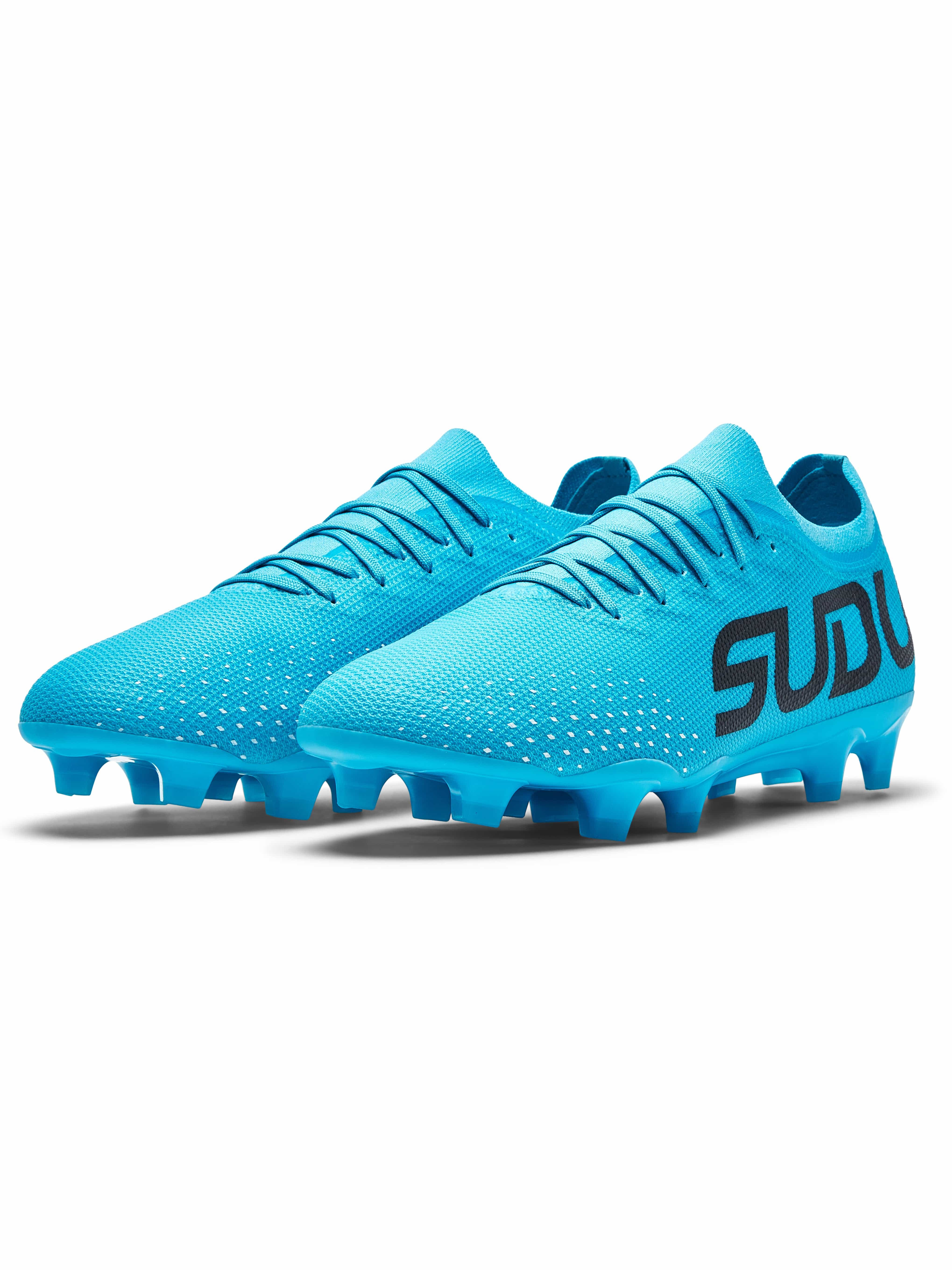 SFS FG 01 Soccer Cleats - Lightweight Football Shoes for Men & Women | Firm Ground Outdoor Sports Cleats | Perfect for Training, Matches & Turf Games (Blue)
