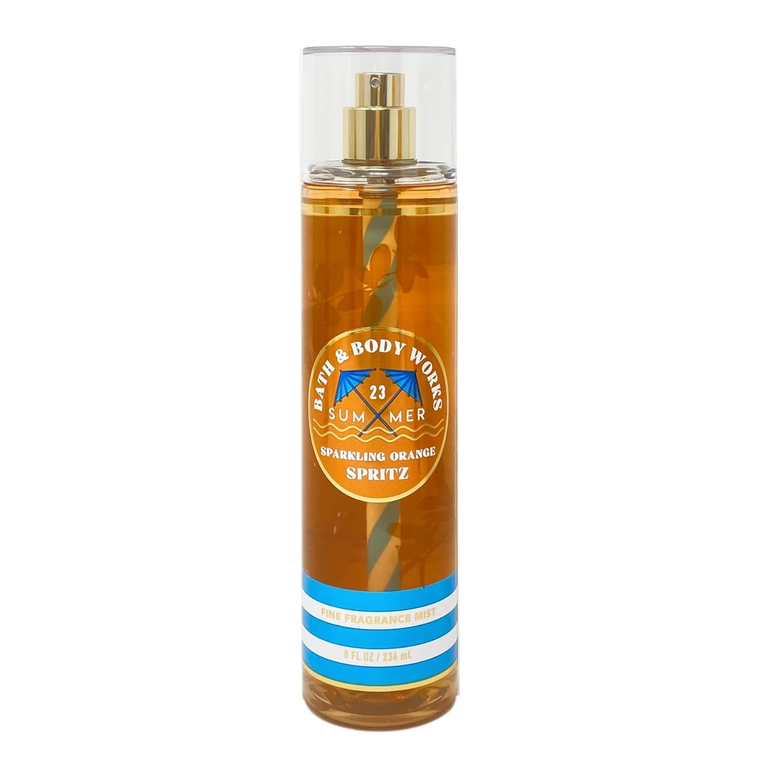 Bath & Body Works Sparkling Orange Spritz Fine Fragrance Body Spray Mist - 8 fl oz / 236 mL - Refreshing Citrus Scent for Women, Daily Use & Summer Vibes