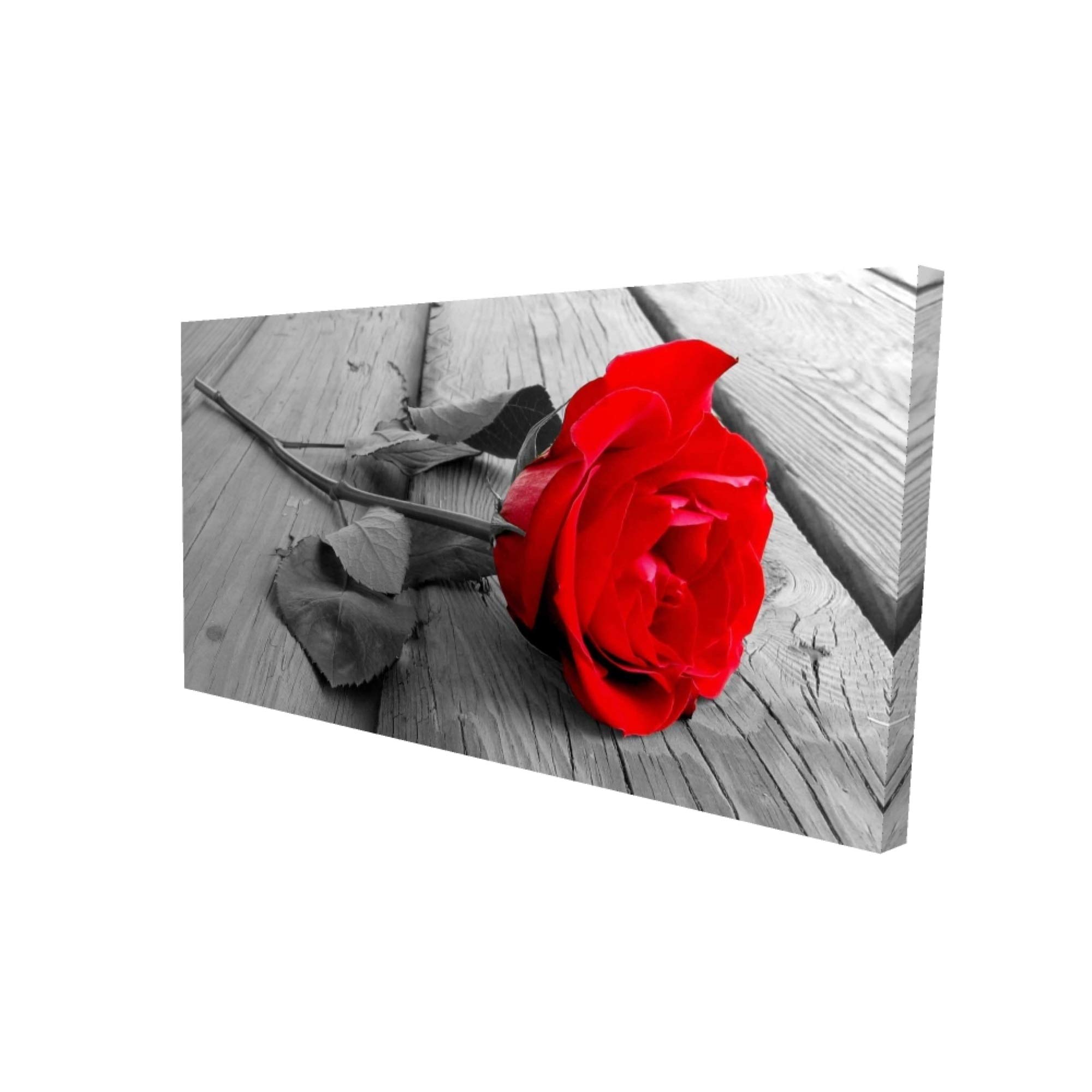 Black and Red Rose Canvas Print - Elegant Floral Wall Art for Home & Office Decor | Perfect for Living Room, Bedroom, or Gift