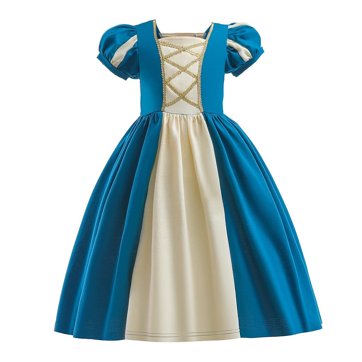 **Princess Halloween Costume for Girls - Christmas Cotton Party Dress, Birthday Pageant Gown, Carnival & Cosplay Ball Dress - Perfect for Halloween, Christmas, Birthday Parties & Pageants**