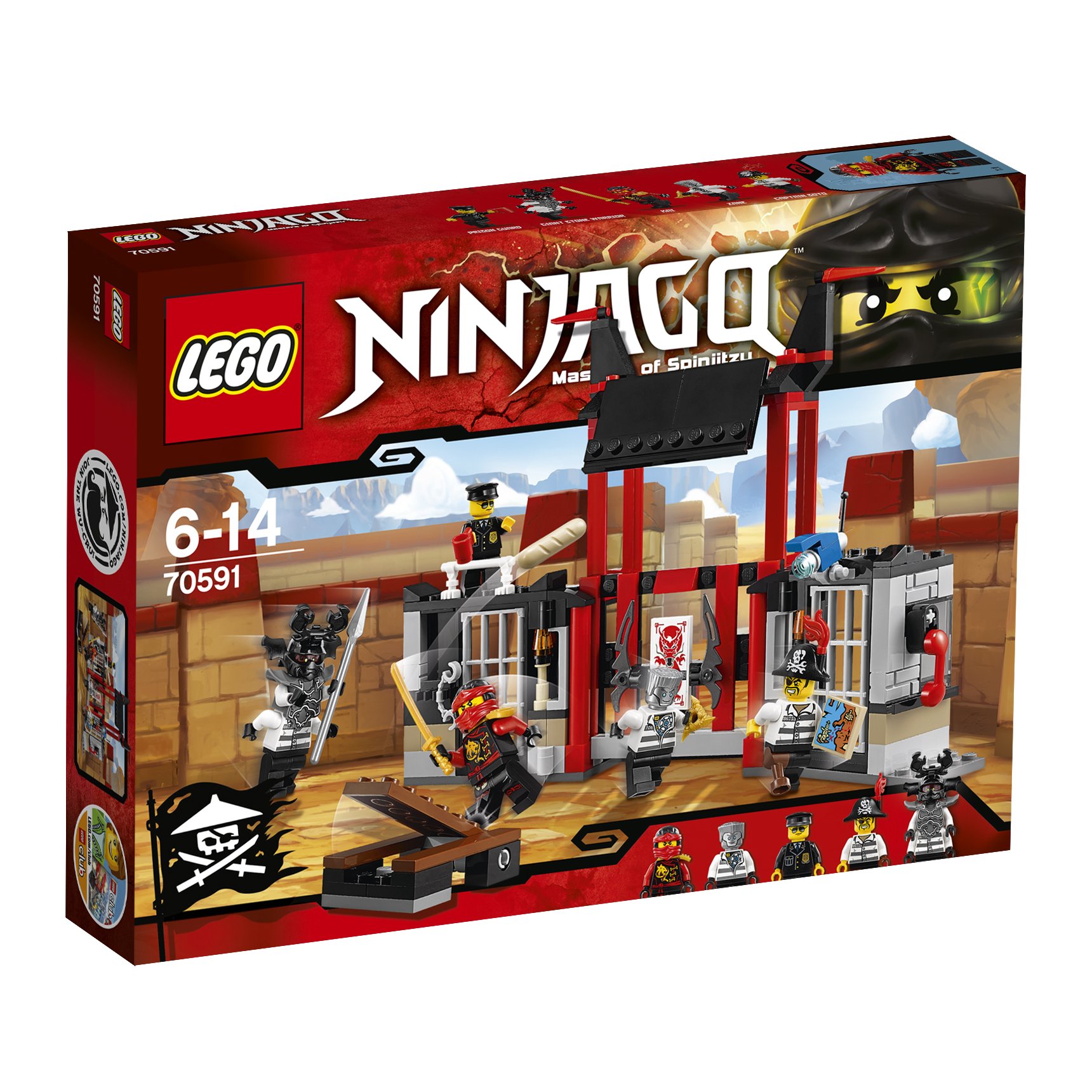 LEGO Ninjago Kryptarium Prison Breakout Set 70591 - Building Toy for Kids with 5 Minifigures | Creative Play & Collectible Gift for Ninjago Fans