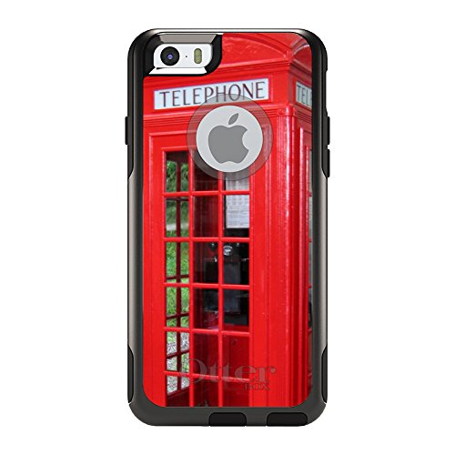 DistinctInk iPhone 6/6S Case (4.7 Inch) - Shockproof Protective Cover with Red London Phone Booth Design - Durable Replacement for OtterBox Commuter - Perfect for Travel, Commuting & Everyday Use