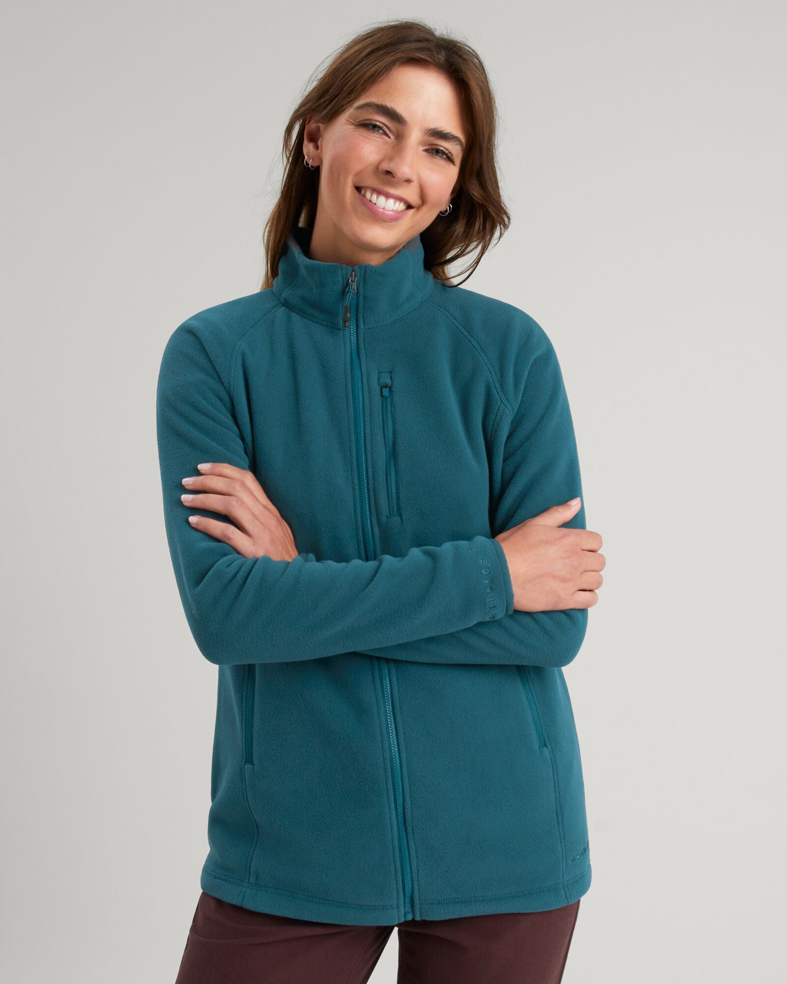 Women's Ridge 100 PrimaLoft Bio Fleece Jacket - Water-Resistant, Eco-Friendly, Warm Winter Coat in Deep Lagoon Blue for Outdoor Hiking & Casual Wear