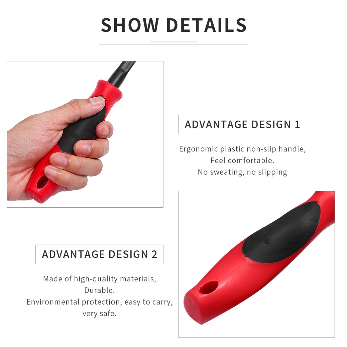 Hemoton Kids Gardening Tools Set - Dual Purpose Flower Shovel & Rake for Toddlers | Durable Child-Safe Garden Tools Kit for Outdoor Planting, Flower Beds & Backyard Activities