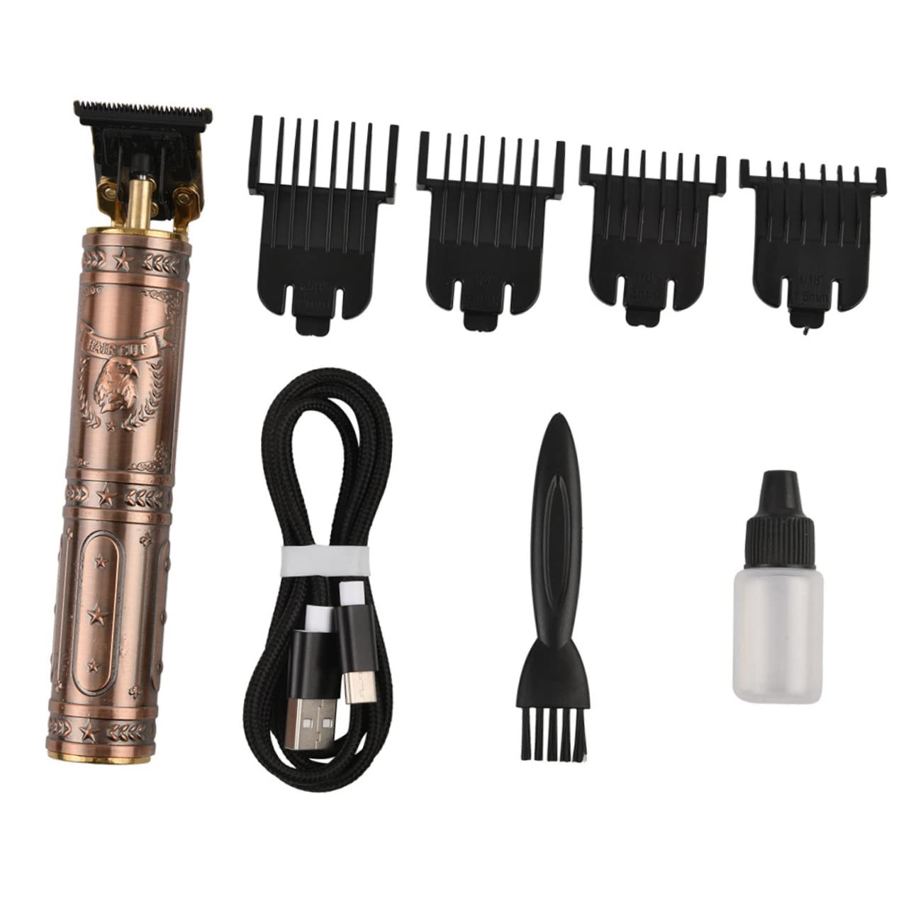 Lurrose Electric Beard Trimmer Set for Men - Professional Barber Clipper, Bikini & Body Shaver with Miss Razor | Perfect for Home Grooming, Travel & Salon Use