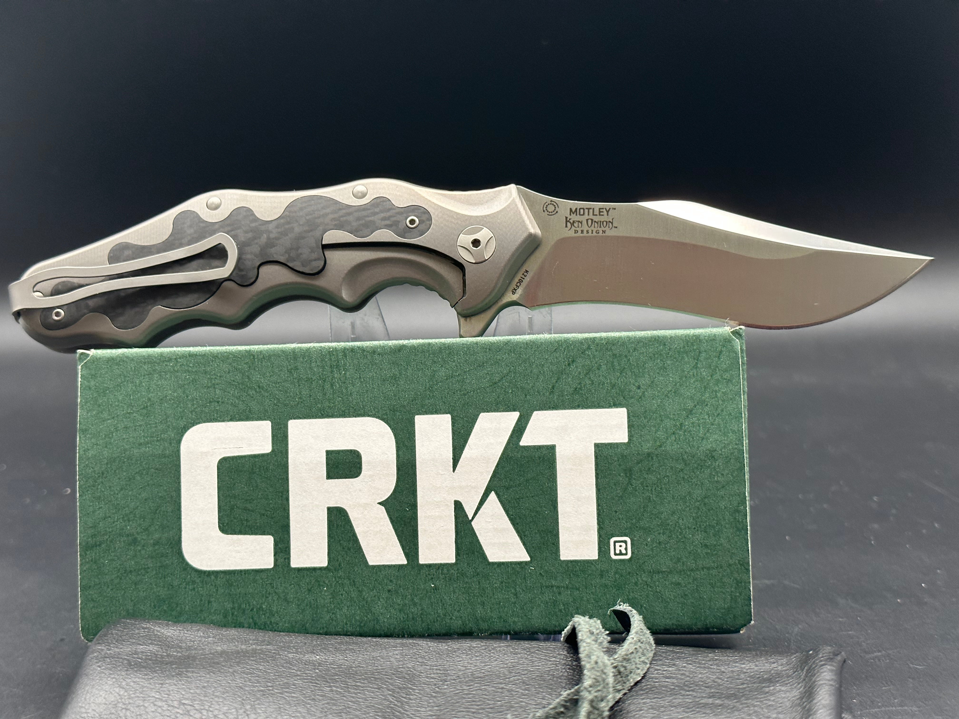 CRKT Onion Motley #204/500 Limited Edition Knife - Collector's EDC Pocket Knife for Outdoor, Camping & Everyday Carry