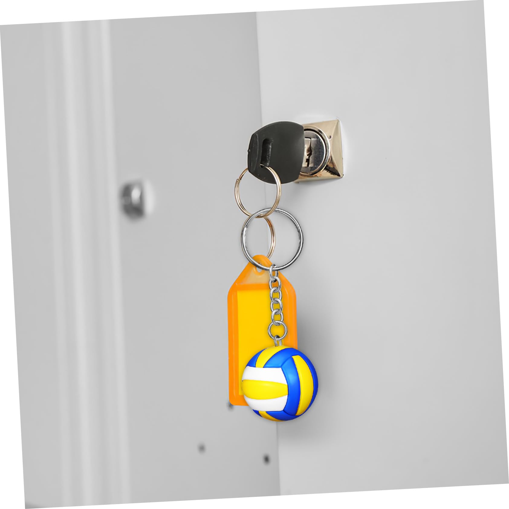 BIUDECO Volleyball Pendant Keychain - Stylish Sports Keyring for Women, Backpacks & Gifts | Perfect for Volleyball Players, Fans & Fashion Accessories