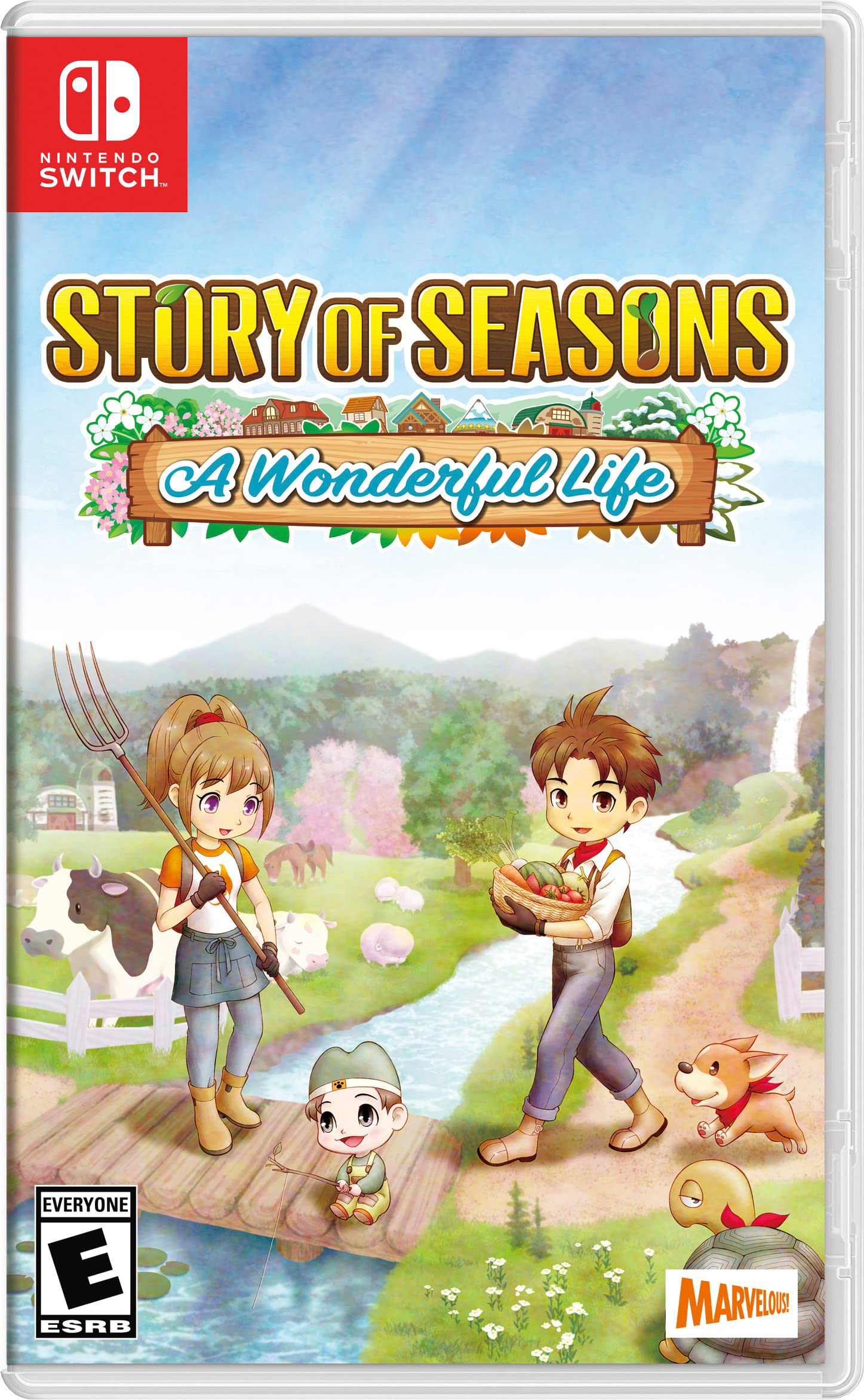 Story of Seasons: A Wonderful Life - Farming Simulation Game for Nintendo Switch - Perfect for Relaxing Gameplay & Family Fun
