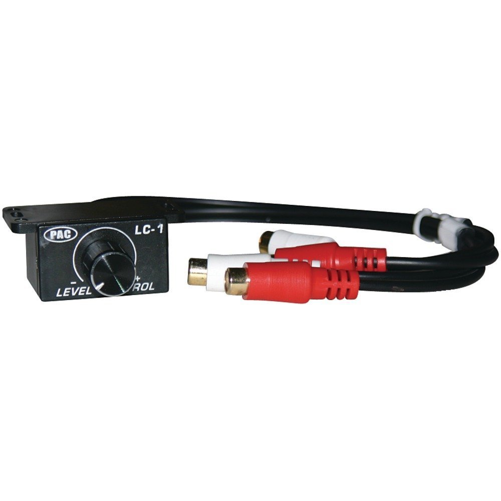 PAC LC-1 Remote Amplifier Level Controller - Compact Black Audio Volume Control for Car Stereo & Home Theater Systems