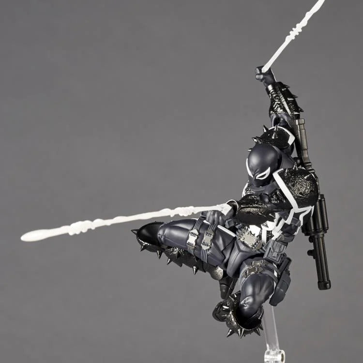 Amazing Yamaguchi Revoltech Agent Venom Action Figure NR023 - Highly Articulated Collectible for Marvel Fans, Display & Photography