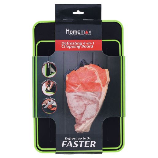 HOMEMAX 4-in-1 Multi-Functional Cutting Board - Chopping, Defrosting, Measuring & Storage - Perfect for Meal Prep, Cooking & Kitchen Organization