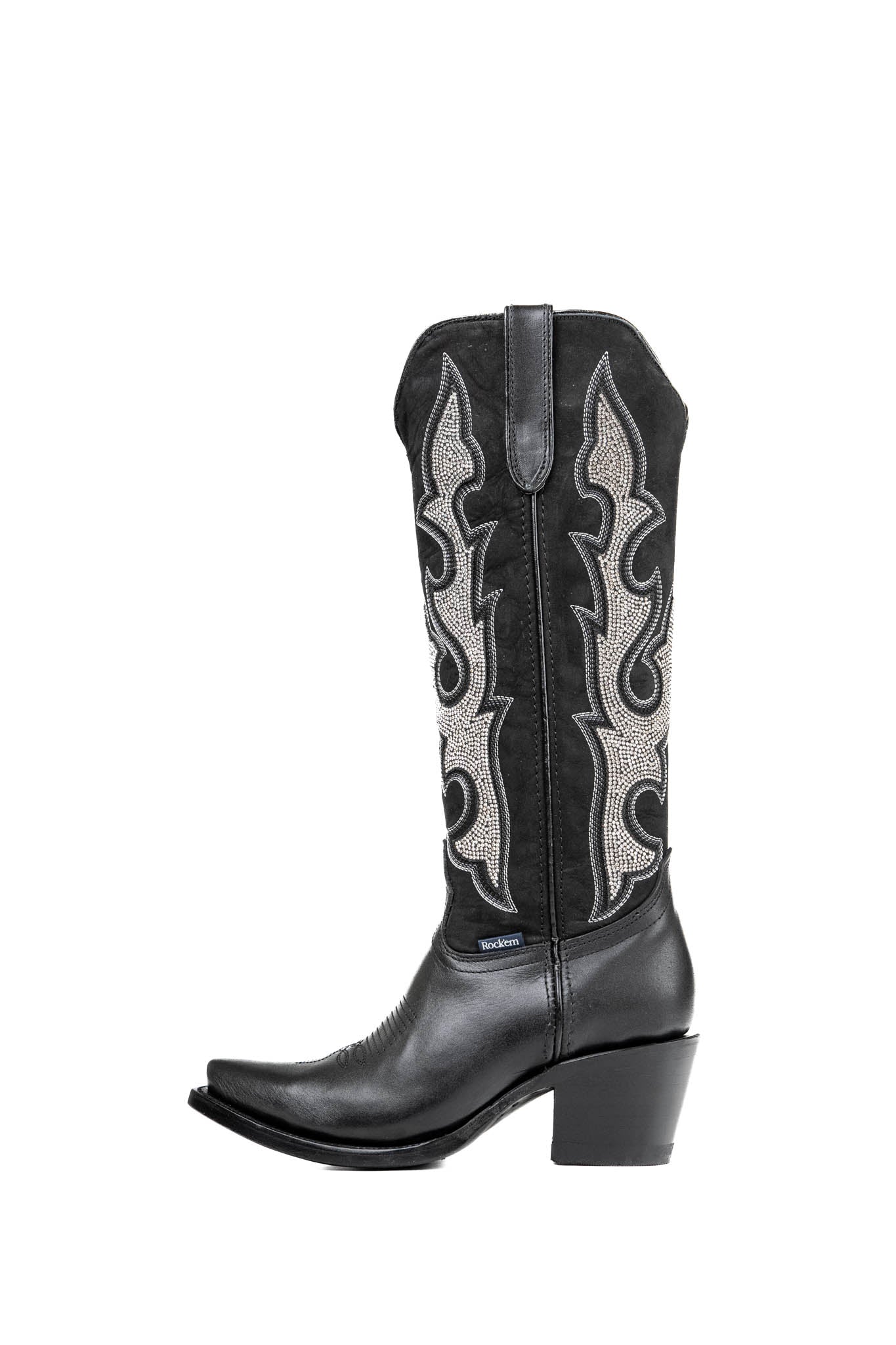 Makayla Women's Tall Snip Toe Cowgirl Boots - Western Riding Boots for Country Line Dancing & Rodeo Events
