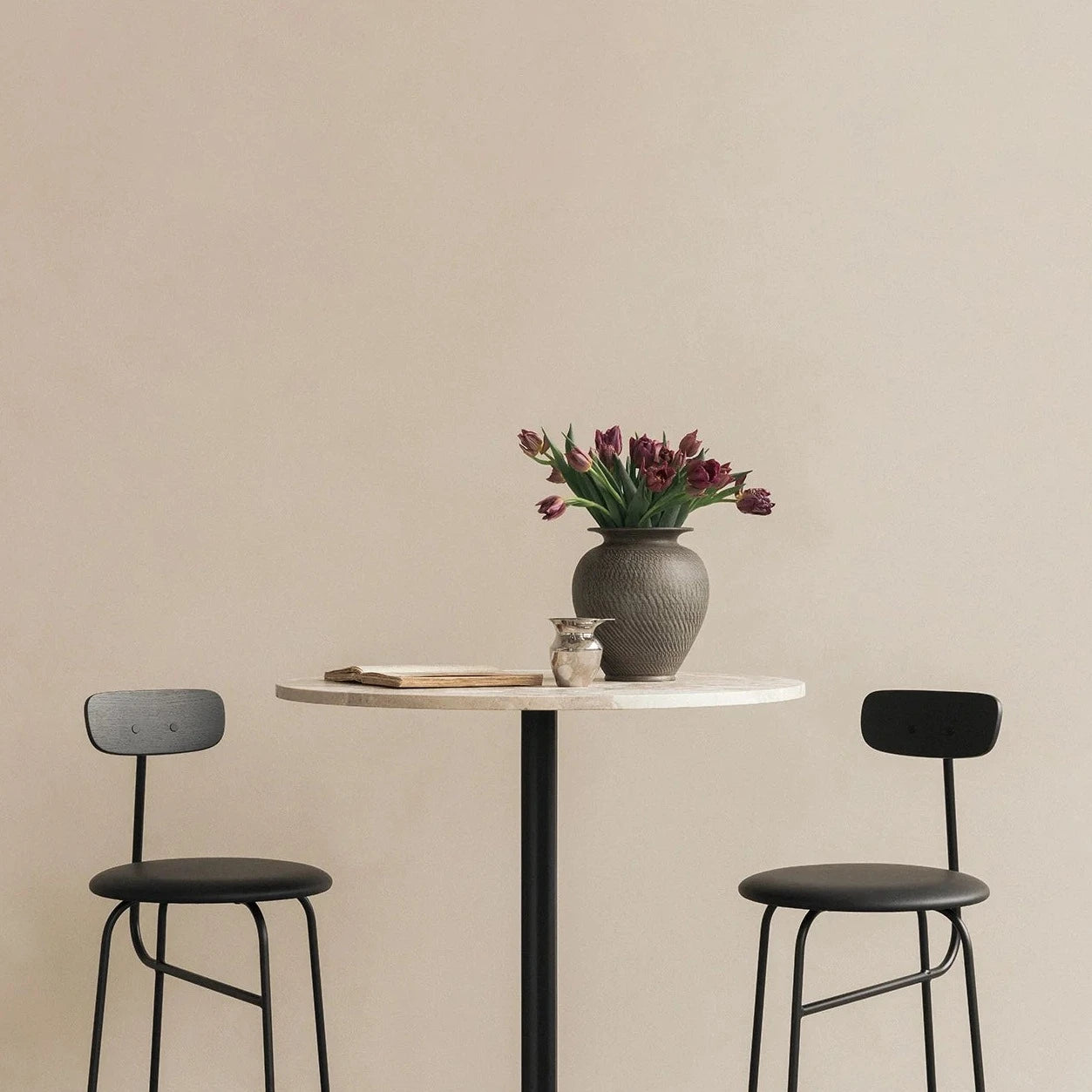 Afteroom Bar Stool - Modern Minimalist Design Bar Stool for Kitchen Island, Breakfast Nook & Home Bar - High-Quality Dining Chair for Contemporary Interiors