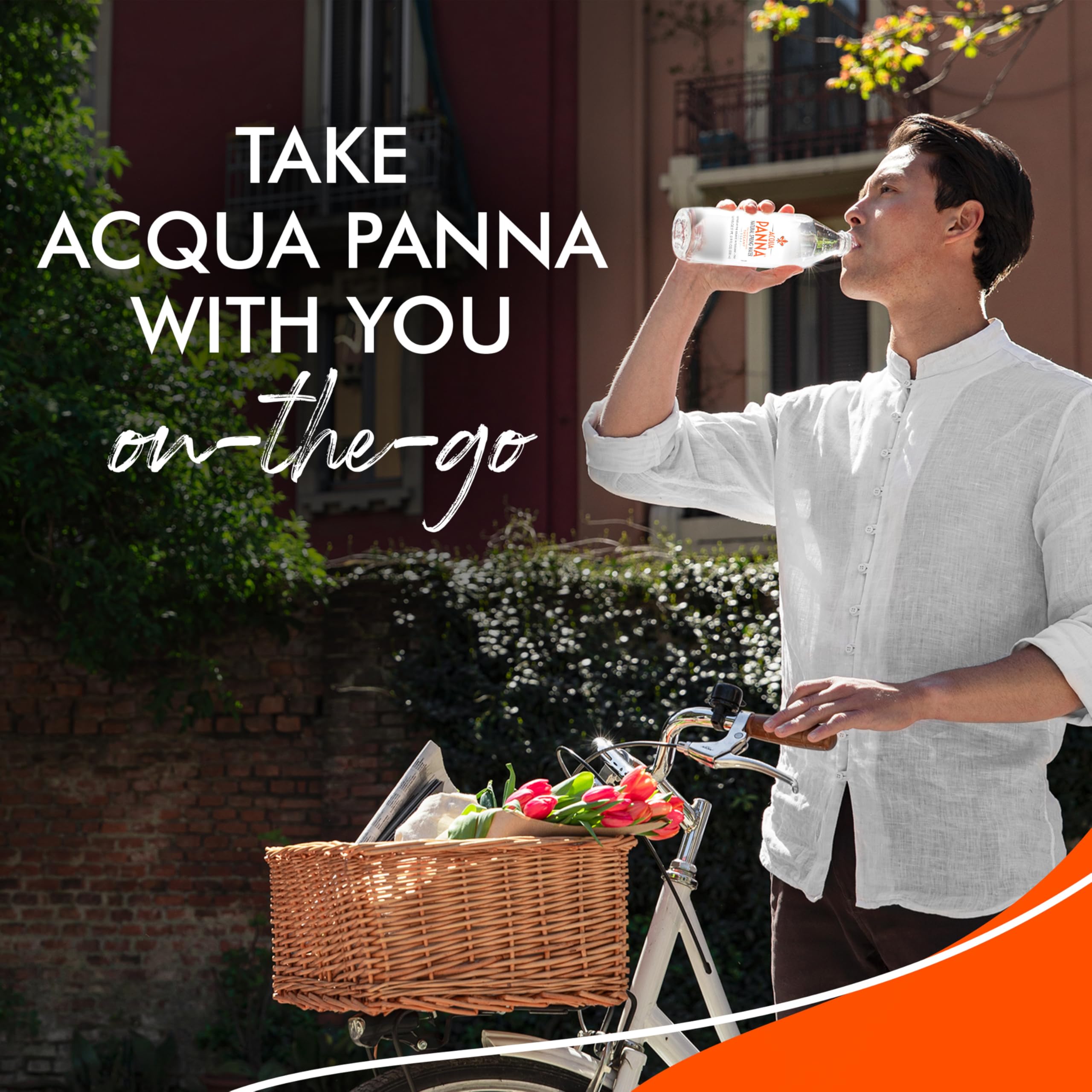 Acqua Panna Natural Spring Water - 16.9 Fl Oz, Pack of 15 Plastic Bottles, Perfect for Hydration at Home, Office, or On-the-Go