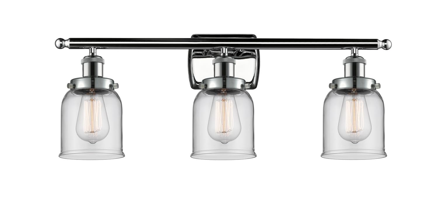 Ballston Collection Chrome Finish LED Bath Vanity - 3W-PC-G52-LED Modern Transitional Design with Energy Efficient Lighting | Perfect for Bathroom Remodeling & Home Upgrade