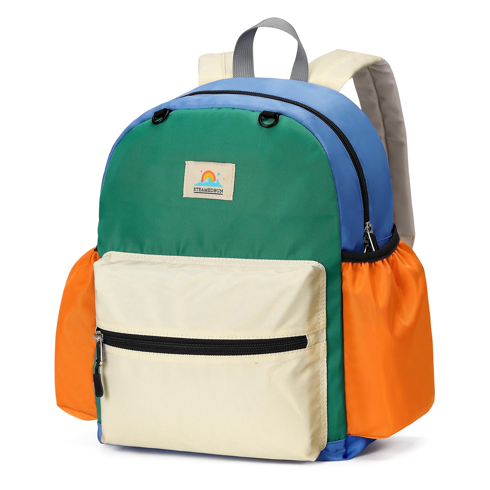 STEAMEDBUN 15 Inch Kids Backpack for Boys Ages 4-6 - Durable Elementary School Backpack for Kindergarten Boys - Perfect for School, Travel & Daily Use