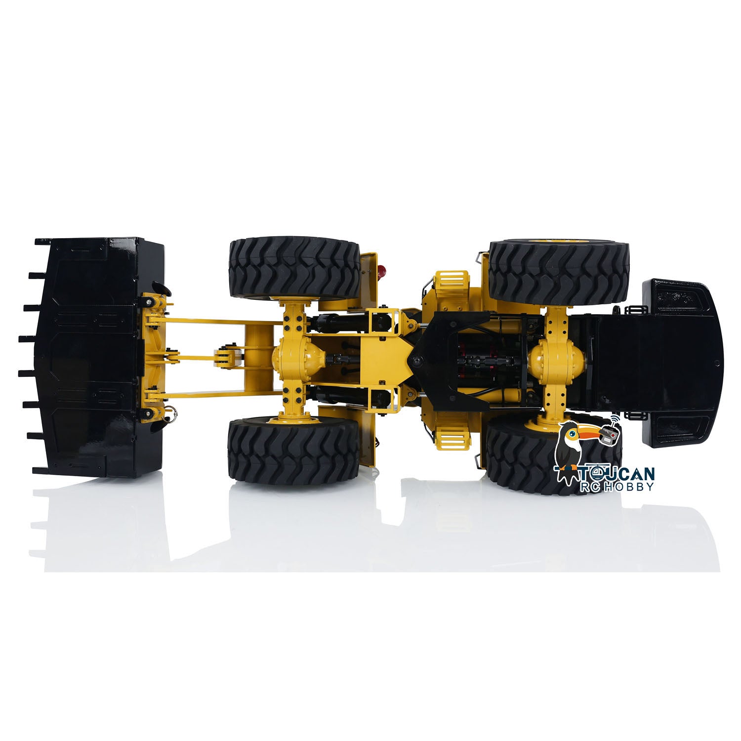 1/14 Scale Metal 470 Hydraulic RC Heavy Duty Loader - Remote Control Construction Vehicle with Smoke, Sound & Light - Fully Assembled Wheel Loader Model for Construction Enthusiasts & Collectors - Perfect for RC Hobbyists, Construction Simulation & Display Collections