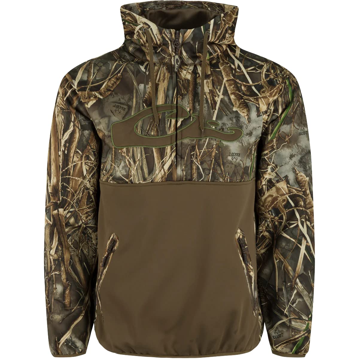 Drake MST Endurance 1/4 Zip Hoodie for Men - Lightweight Performance Pullover for Hiking, Running & Outdoor Activities