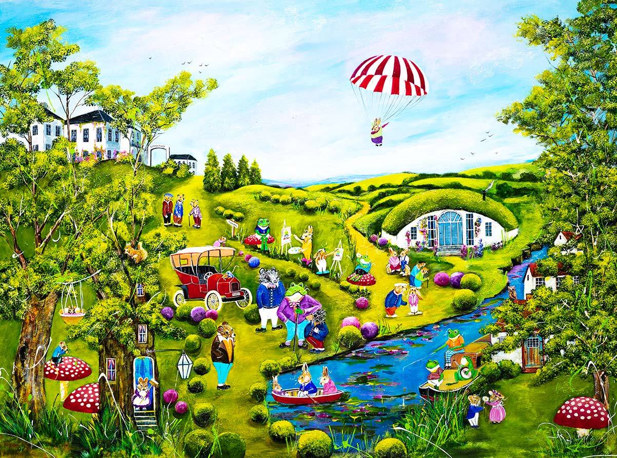 A Fine, Fine Day - Original Artwork for Sale | Perfect for Home Decor, Office Wall Art & Gift Ideas