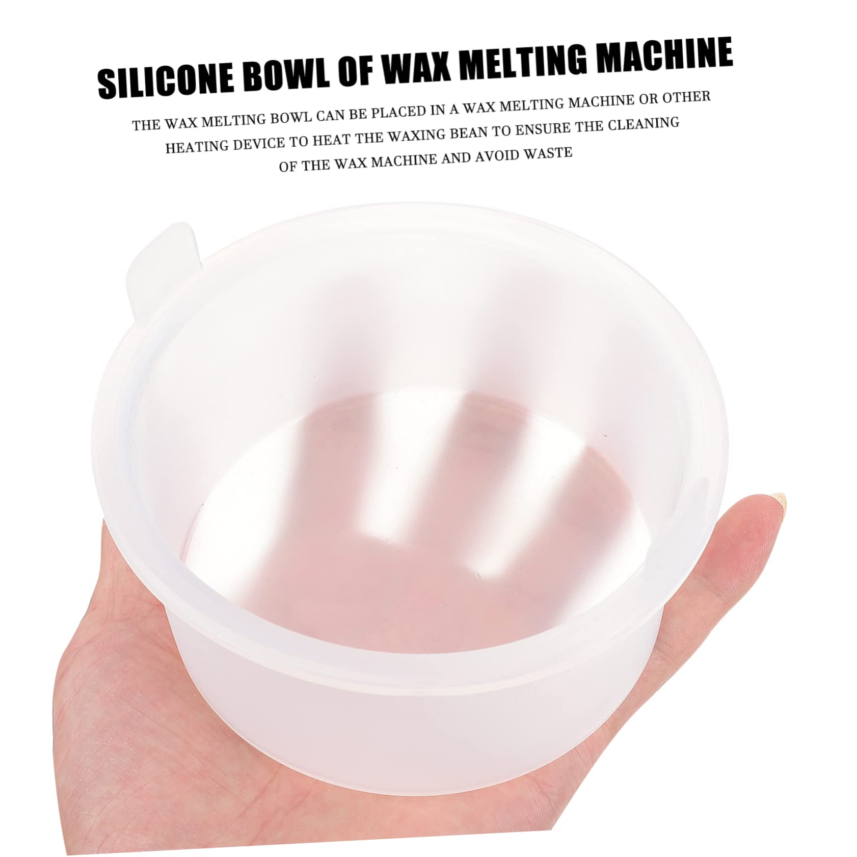 CANIGHT 2-Pack Silicone Wax Melting Bowls - Hair Removal Wax Warmer Pot Liner for Professional & Home Use - Fits Most Waxing Machines, Perfect for Eyebrow, Bikini & Facial Hair Removal