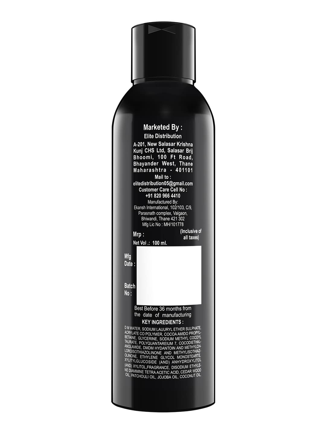 Mancode Original Beard Wash for Men - Deep Cleansing Beard & Mustache Shampoo with Jojoba & Almond Oil - Anti Itch & Beardruff Treatment - Paraben & Sulfate Free - 100ml (Pack of 1) - Perfect for Daily Beard Care & Grooming Routine