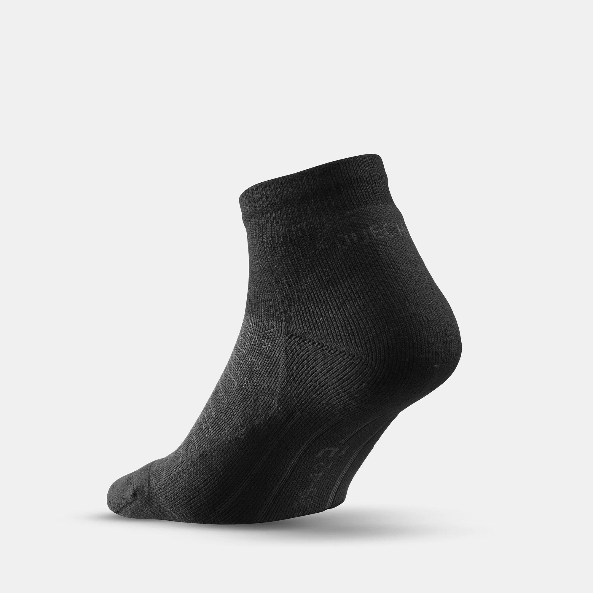 Quechua Hike 100 Mid Cushion Hiking Socks 2-Pack - Moisture Wicking & Breathable for Outdoor Adventures & Trail Running